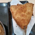 ゆで太郎 もつ次郎 - アジフライ