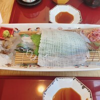 対馬のどぐろとイカ活き造り 博多 魚蔵 都ホテル店 - 