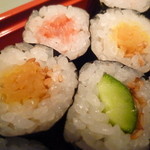 Asahizushi Souhonten - 梅・胡瓜・沢庵の3色