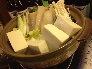 拓樹 - 湯豆腐鍋 680円 魚はあんこう！