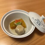 小文字 久芽乃 - 炊き合わせ、柚餡掛け