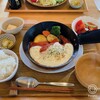 木の宮食堂 - 料理写真:トマトチーズハンバーグ定食