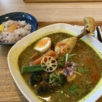 Trees' Cafe - ライスの量も選べます