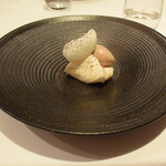 リストランテ カノフィーロ - 南瓜とアマレットのティラミス　エスプレッソのジェラート