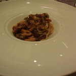 リストランテ カノフィーロ - ブリとカルドンチェッロのブッタネスカ　スパゲッティ 