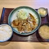 Katsutoshi - リブロースしょうが焼きランチ（4枚）　1210円