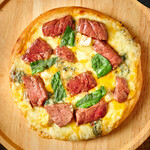 FullMoon Quattro Cheese Wagyu Beef and Mushroom Cream Pizza