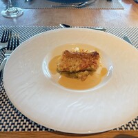 ルアン 鮒鶴京都鴨川リゾート - 甘鯛の鱗焼き　西京味噌のソース