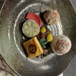 丸勝 - 季節の前菜盛り