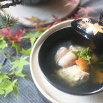Tsukune and chicken milt bowl