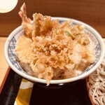 Minatoan - 天丼はサクサクの揚げたて