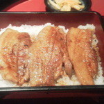 駿河 - 2013.11.18  プチプラチナ豚重☆　ご飯240g  950円