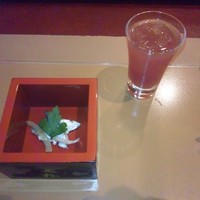 西洋懐石アンシャンテ - お通しと食前酒