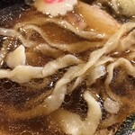 手打麺 笑くぼ - 麺アップ