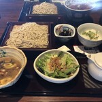 手打蕎麦 加寿屋 - 鴨汁茶漬けランチ。