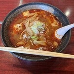 大将門 - 辛子屋ワンタン麺800円