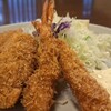 山城屋 - 料理写真:カニクリームコロッケ・エビフライ定食