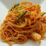 センス - 週替わりスパゲティ　シーフードトマトソースパスタ