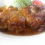 とわいらいと - 【2013年10月】ポークソテー・・・分厚いです(＾＾♪