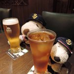 オカモト - まずはビールとウーロン茶で乾杯～！！