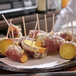 桶家乃隠居 - さつま芋の天ぷら