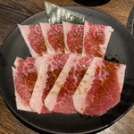 あみやき亭 - 少し肉質にバラつきがある