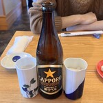 うなぎ亭 友栄 - 瓶ビール800円