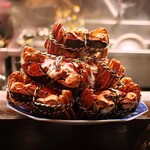 福星 - 上海蟹 オスの活け蒸し