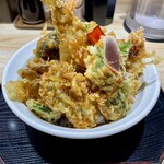 天丼 天たま家 - 料理写真:極み天丼野菜多め　1,300円(税込)