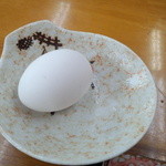 清水港 - 豚生姜焼き定食の生卵