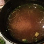 本濱 - 2013/11 お椀の味噌汁