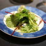 鴨の赤ワイン煮込みと茸のパイ包み焼き　～ハーブサラダ添え～　２０１３年１１月