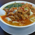 味噌ラーメン 山岡家 - 期間限定モツラーメン　モツ増し