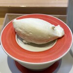 美味いもん屋 わ多なべ - 自家製ジャージー牛アイス、柿、白玉あんこ