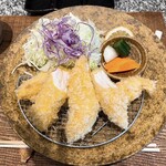 とんかつ 大希 - 鶏ササミカツ定食