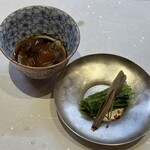 美味いもん屋 わ多なべ - 桑名のはまぐり酒びたし、せり和え