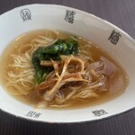 眺遊楼 - 【葱と叉焼のスープそば】