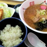 かつ亭 - おすすめセットから、盛り合わせ＋味噌ラーメン【Oct.2023】