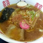 かつ亭 - セットの味噌ラーメン