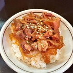 らーめん奏 - チャーシュー飯　甘めで美味い