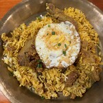 ネパール インド料理店 シーマ - チキンビリヤニ（1250円）