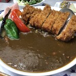 たけちゃん食堂 - 料理写真:爆盛りのカツカレー！　1,300円