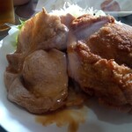 信ちゃんママ - 料理写真:生姜焼きとザンギ