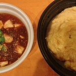 Oosaka Oushou - 麻婆天津飯 大盛 890円（税込）　辛め