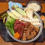 Sakura yose nabe set meal