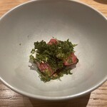 Sousaku Kushiage Benie - 造り　本鮪、山芋、海苔