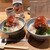 日本橋海鮮丼 つじ半 - 料理写真:右がぜいたく丼の竹、左がぜいたく丼の梅