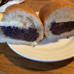 プティ・フール - あんバター コッペパン 断面