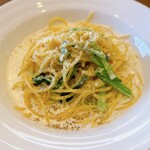 Osteria nana - ゴルゴンゾーラチーズクリームソースのスパゲティ
