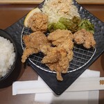 鶏三和 - 唐揚げ定食